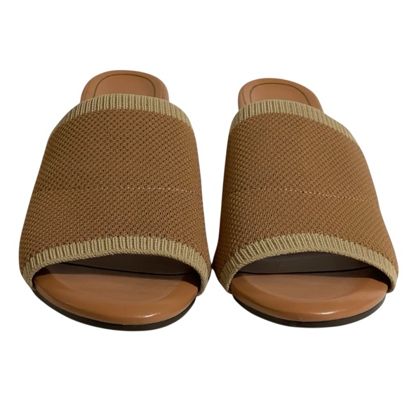VIONIC FLEUR WOMANS TAN KNIT SLIDES SZ 8.5 EUC - Picture 11 of 15